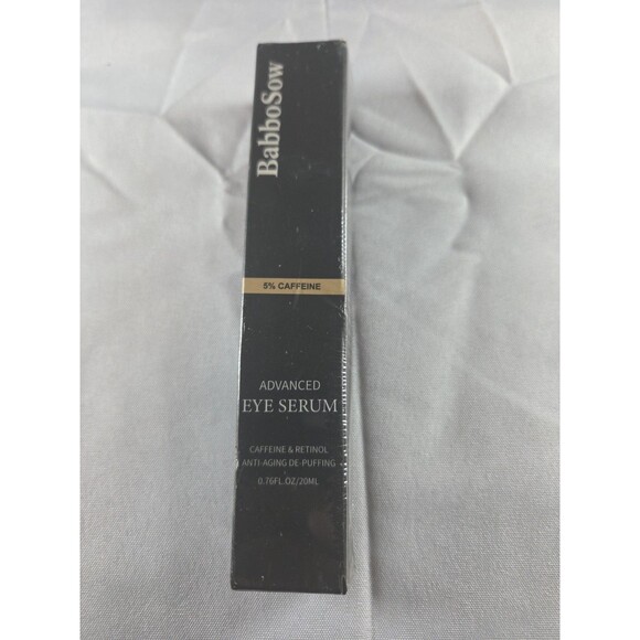 Babbosow Advanced Eye Serum Anti-Aging De-puffing 0.76 Oz Exp 01/27 5% Caffeine - Picture 1 of 1